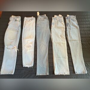 Abercrombie and Fitch denim jeans bundle